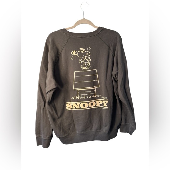 Uniqlo UT Peanuts Snoopy Sweatshirt Men’s Medium Gray - Picture 4 of 7